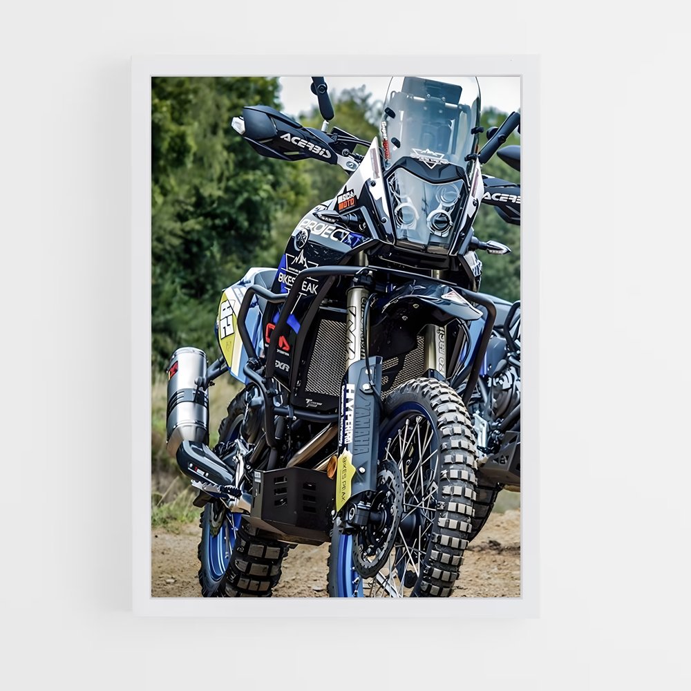 Poster Tenere Resplendissant – affiche Yamaha (vue 3)